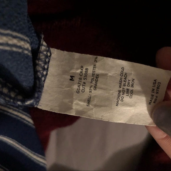 Striped Blue and white romper - Picture 6 of 6